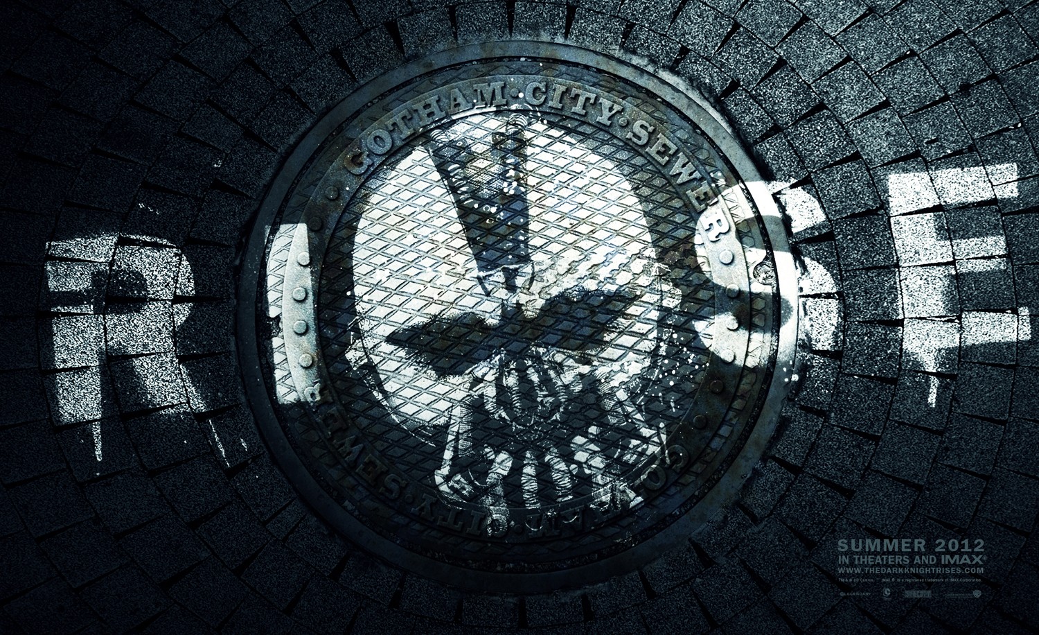 The Dark Knight Rises Sewer Rise Poster